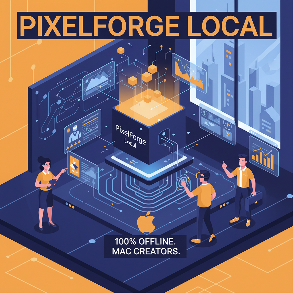 PixelForge Local: O SaaS que Libera o Poder da IA Generativa de Imagem no Seu Mac, Sem Nuvem e Sem Limites