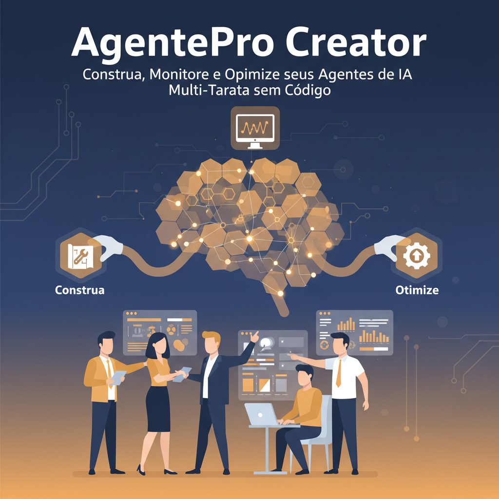 AgentePro Creator: O SaaS que Transforma a Complexidade Multiagente em Lucro Simples para o Seu Negócio